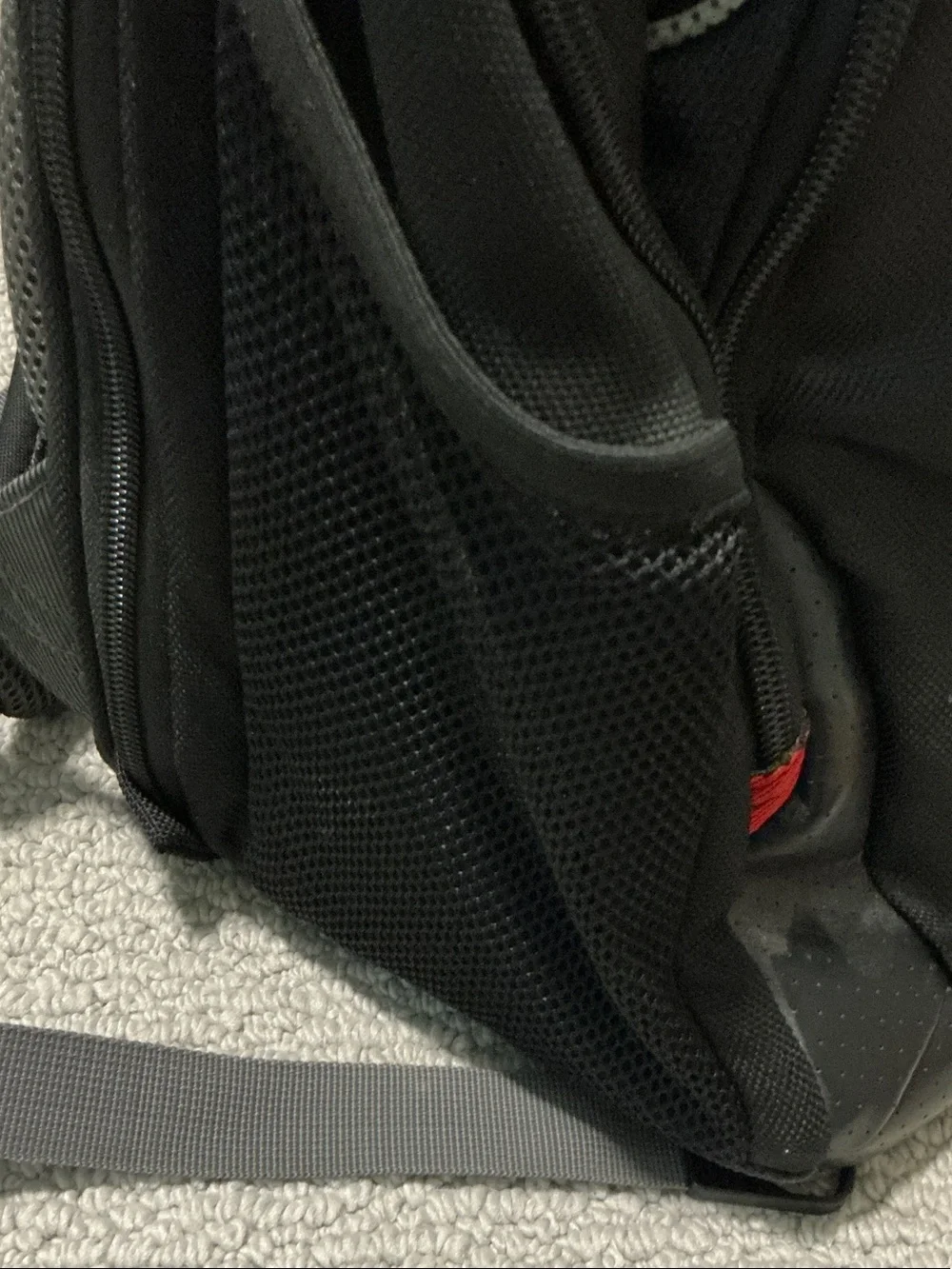 Wenger Swiss Gear Black Backpack with Red/Grey Accents